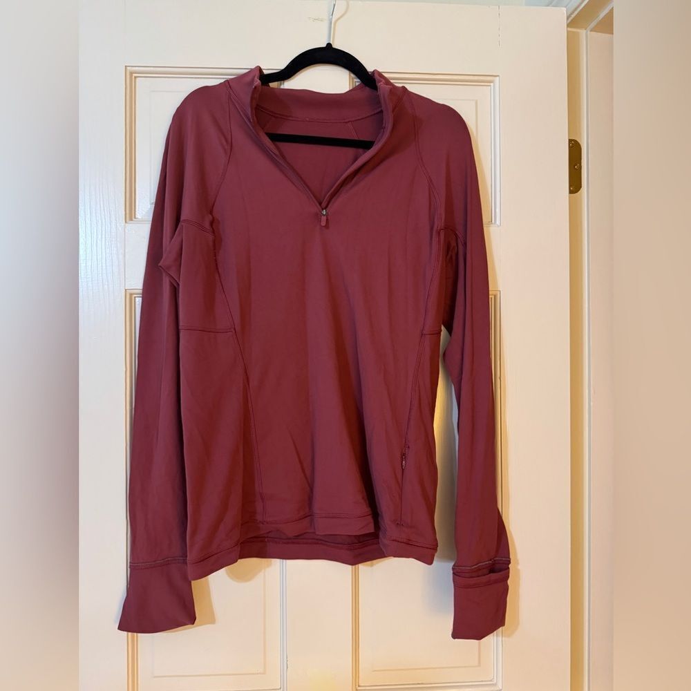 Women’s LuLuLemon Quarter Zip Pullover Jacket Sz 12